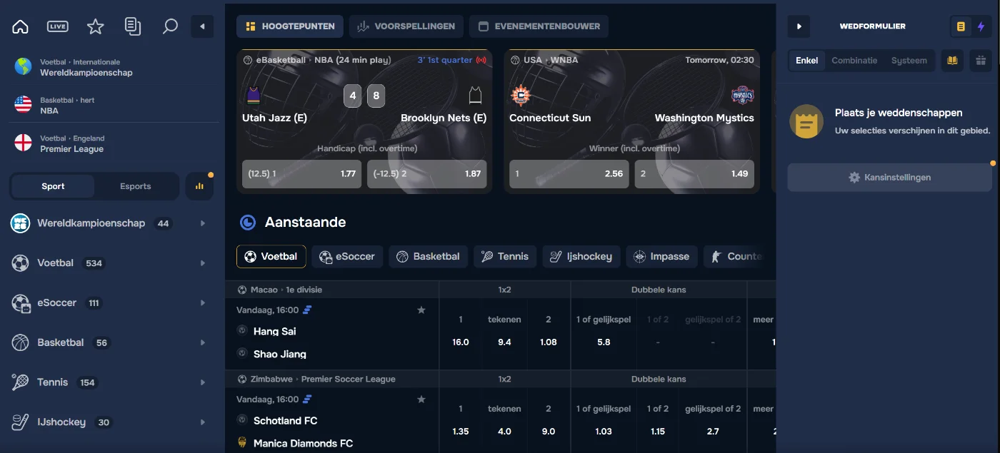 Baloobet Casino Sportweddenschappen